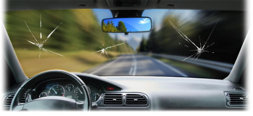 Причины повреждения автомобильных стекол