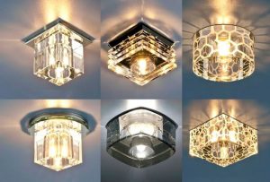 Виды современных светильников