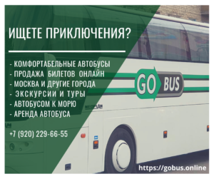 Как приобрести билеты на автобус Воронеж-Москва на сайте Гоубас?