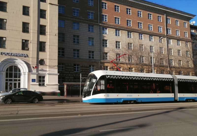 В Тверском районе модернизируют трамвайные пути