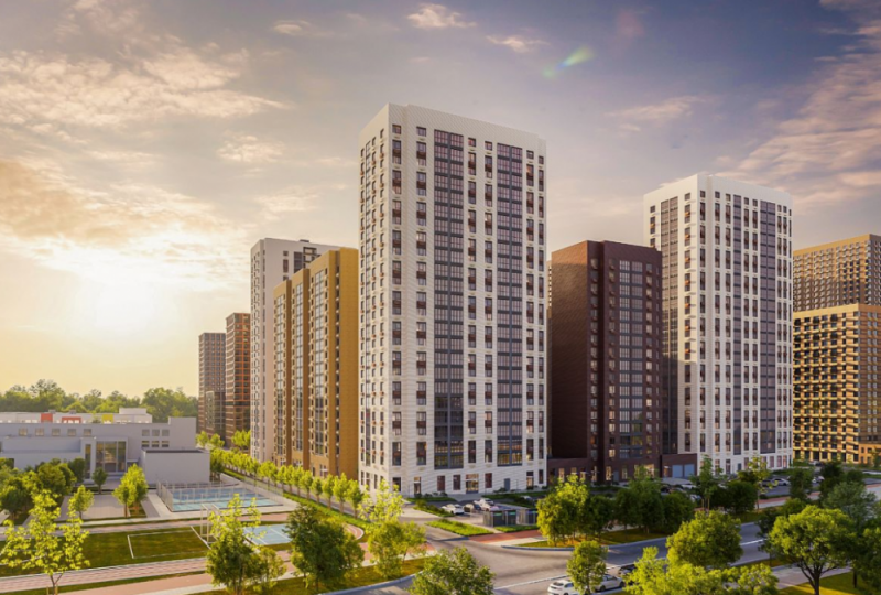 В районе Очаково-Матвеевское началось строительство жилого квартала по программе реновации