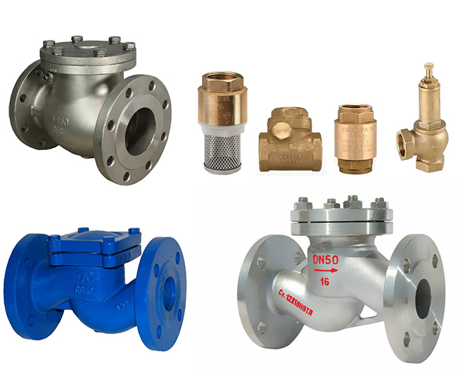 Виды клапанов. Запорно регулирующий обратный клапан. Производственный обратный клапан. Запорно-регулирующая арматура для трубопроводов д.50. Типы обратных клапанов.